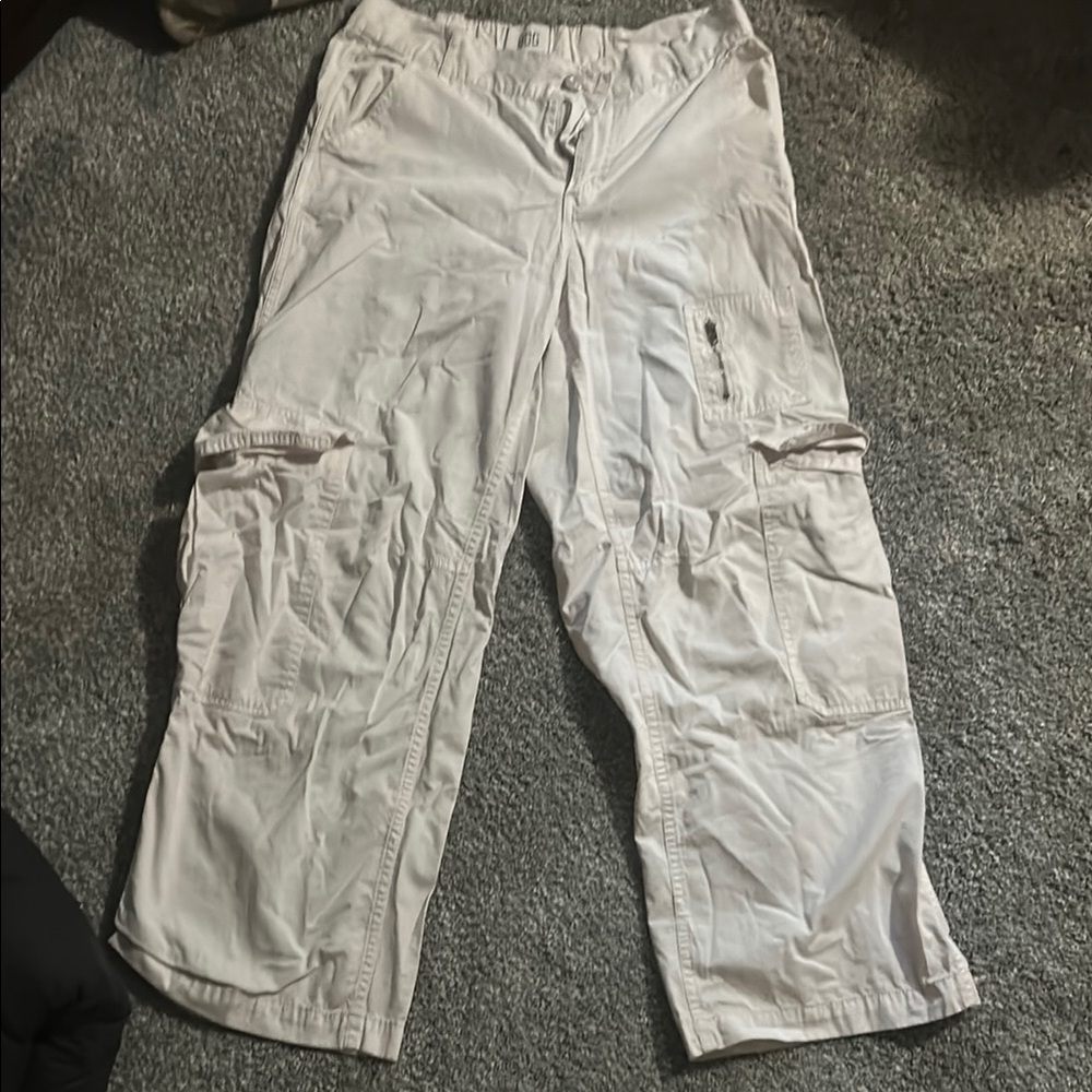 BDG Cream Wide Leg Pants